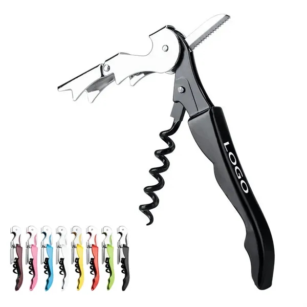 Multi-functional Corkscrew Wine Bottle Opener - Multi-functional Corkscrew Wine Bottle Opener - Image 0 of 2