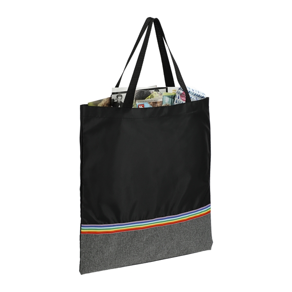 Rainbow RPET Convention Tote - Rainbow RPET Convention Tote - Image 3 of 5