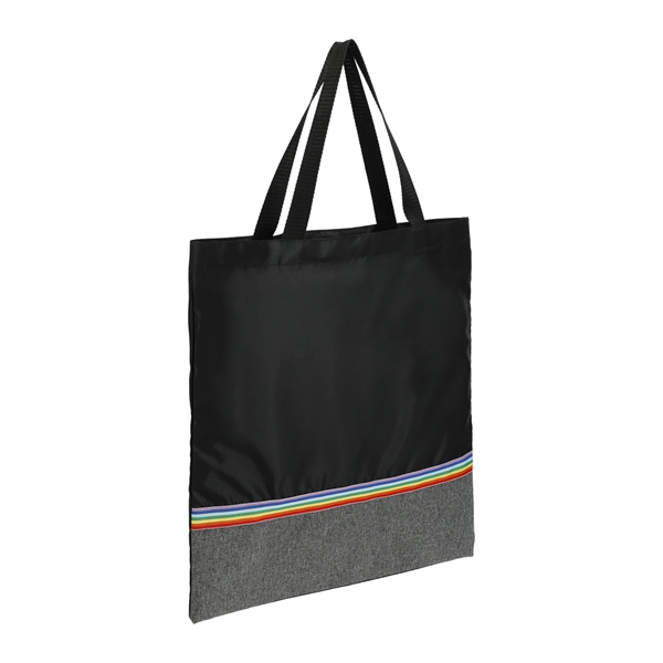 Rainbow RPET Convention Tote - Rainbow RPET Convention Tote - Image 2 of 5