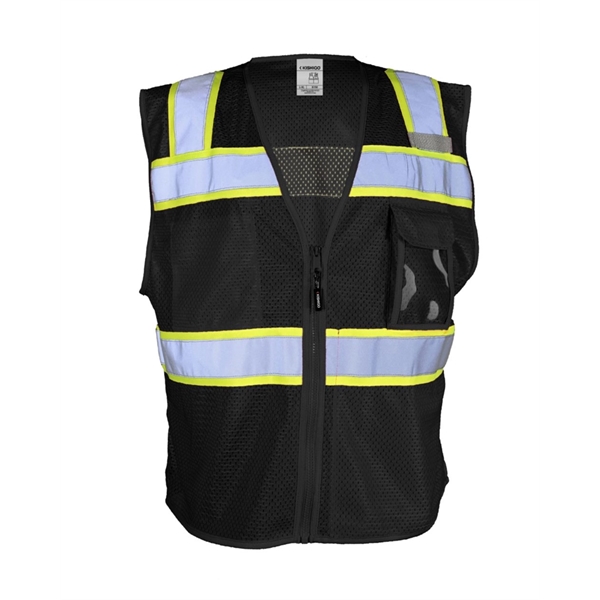 Kishigo EV Series® Enhanced Visibility 3 Pocket Mesh Vest - Kishigo EV Series® Enhanced Visibility 3 Pocket Mesh Vest - Image 0 of 8