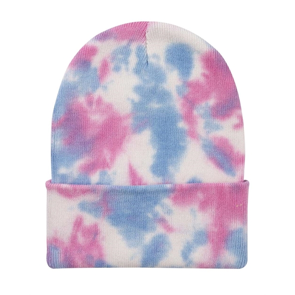 Sportsman 12" Tie-Dyed Cuffed Beanie - Sportsman 12" Tie-Dyed Cuffed Beanie - Image 1 of 5