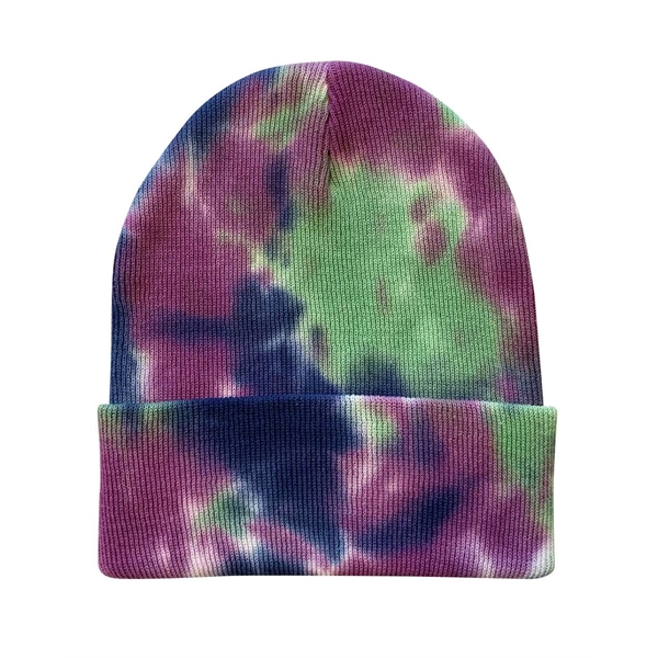 Sportsman 12" Tie-Dyed Cuffed Beanie - Sportsman 12" Tie-Dyed Cuffed Beanie - Image 3 of 5