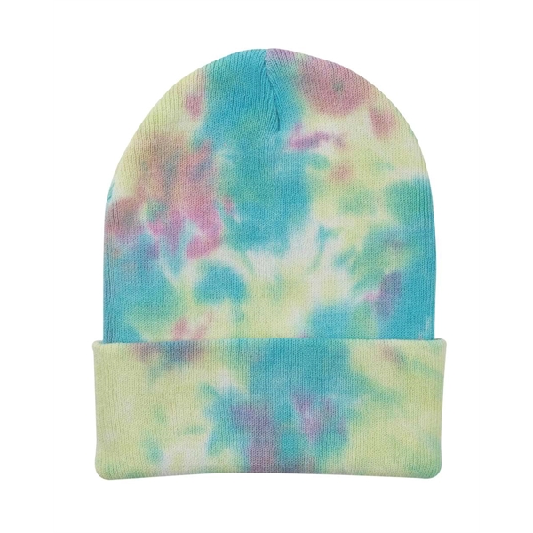 Sportsman 12" Tie-Dyed Cuffed Beanie - Sportsman 12" Tie-Dyed Cuffed Beanie - Image 4 of 5