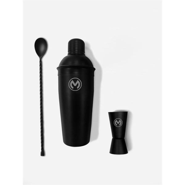 4-Piece & 3-Piece Cocktail Bar Set (Matte Black) - 4-Piece & 3-Piece Cocktail Bar Set (Matte Black) - Image 1 of 3