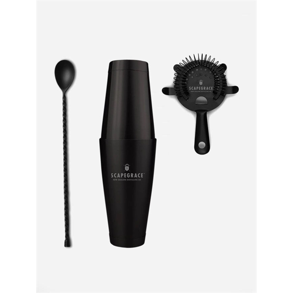 4-Piece & 3-Piece Cocktail Bar Set (Matte Black) - 4-Piece & 3-Piece Cocktail Bar Set (Matte Black) - Image 2 of 3