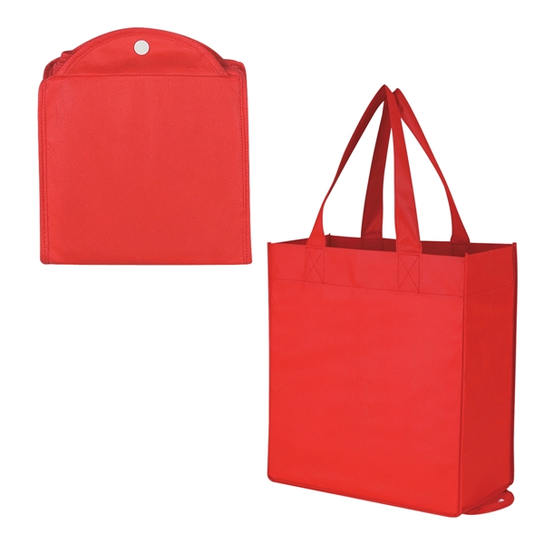 Non-Woven Foldable Shopper Tote Bag - Non-Woven Foldable Shopper Tote Bag - Image 13 of 21