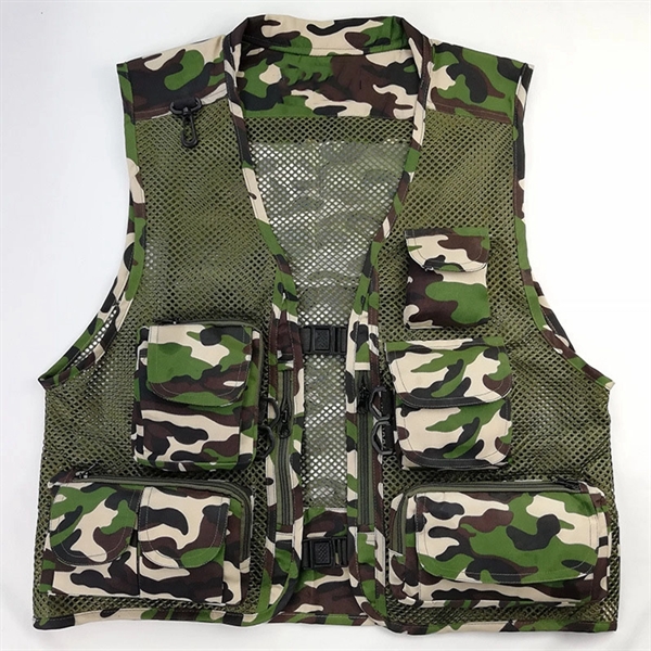 XXL Plus size Lightweight Multi pocket vest - XXL Plus size Lightweight Multi pocket vest - Image 6 of 6