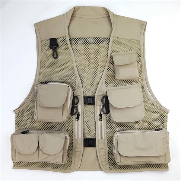 XXL Plus size Lightweight Multi pocket vest - XXL Plus size Lightweight Multi pocket vest - Image 0 of 6