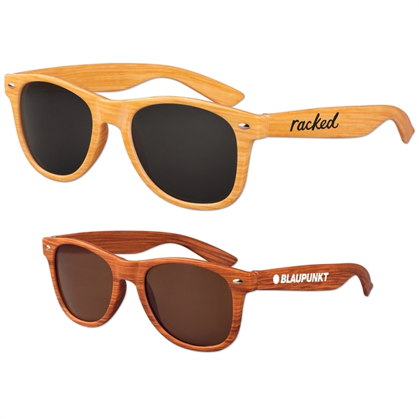 Wood Grain Sunglasses - Wood Grain Sunglasses - Image 0 of 2