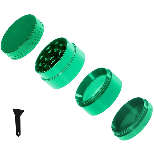 4 Pieces Metal Tobacco Grinder - 4 Pieces Metal Tobacco Grinder - Image 1 of 4