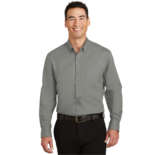 Port Authority SuperPro Twill Shirt. - Port Authority SuperPro Twill Shirt. - Image 1 of 45