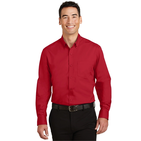 Port Authority SuperPro Twill Shirt. - Port Authority SuperPro Twill Shirt. - Image 11 of 45