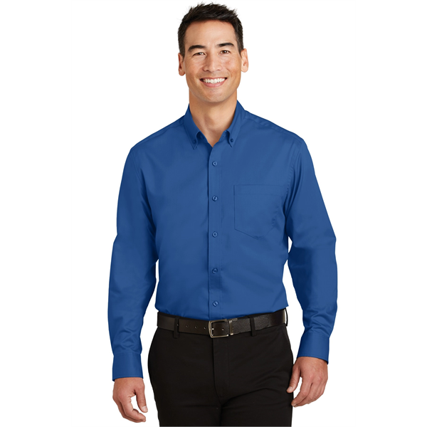 Port Authority SuperPro Twill Shirt. - Port Authority SuperPro Twill Shirt. - Image 21 of 45