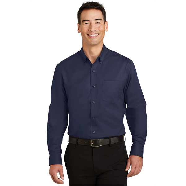 Port Authority SuperPro Twill Shirt. - Port Authority SuperPro Twill Shirt. - Image 26 of 45