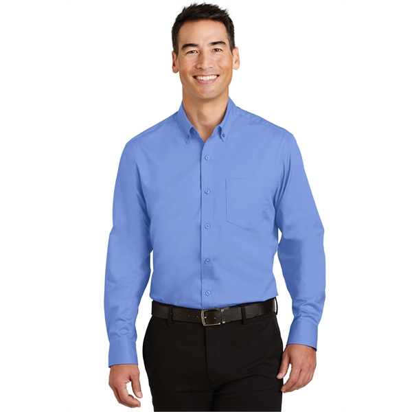 Port Authority SuperPro Twill Shirt. - Port Authority SuperPro Twill Shirt. - Image 31 of 45