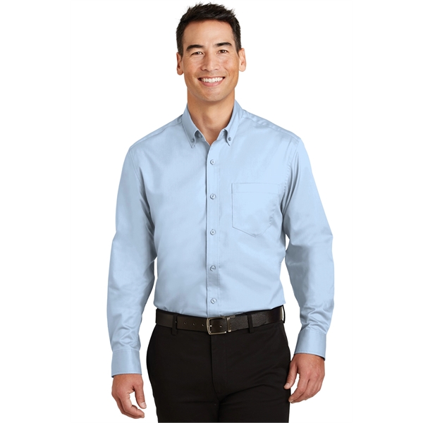 Port Authority SuperPro Twill Shirt. - Port Authority SuperPro Twill Shirt. - Image 41 of 45