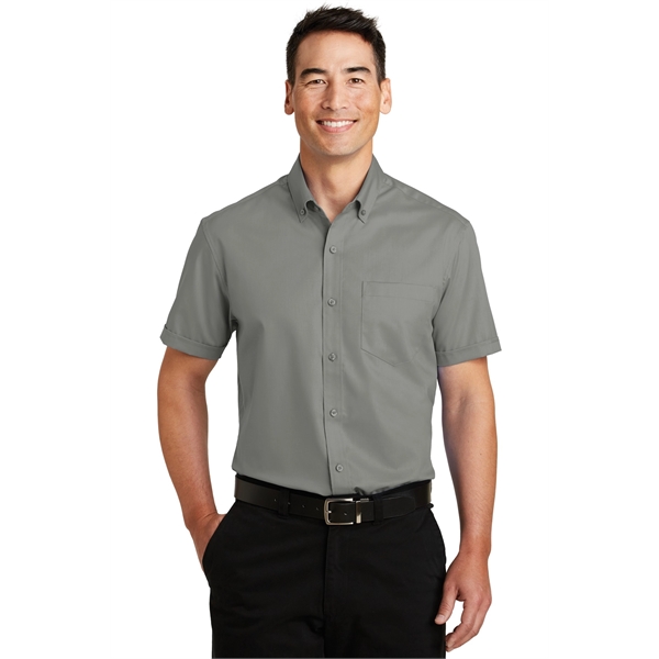 Port Authority Short Sleeve SuperPro Twill Shirt. - Port Authority Short Sleeve SuperPro Twill Shirt. - Image 7 of 40