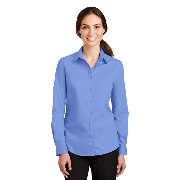 Port Authority Women's SuperPro Twill Shirt. - Port Authority Women's SuperPro Twill Shirt. - Image 1 of 45