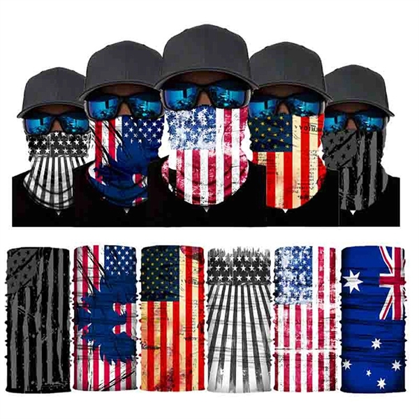 Seamless Rally Tube Mask Headwear Face Scarf Bandana - Seamless Rally Tube Mask Headwear Face Scarf Bandana - Image 0 of 1