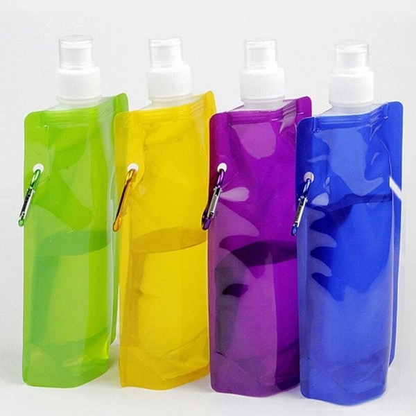 Collapsible Portable Water Bag Pouch Bottle - Collapsible Portable Water Bag Pouch Bottle - Image 0 of 3
