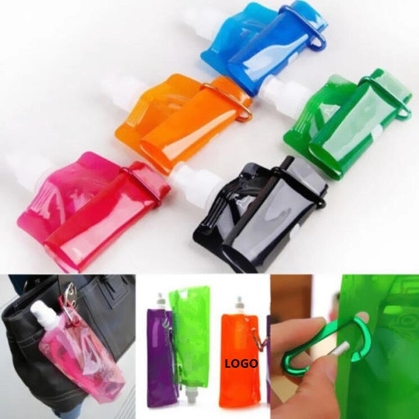 Collapsible Portable Water Bag Pouch Bottle - Collapsible Portable Water Bag Pouch Bottle - Image 2 of 3