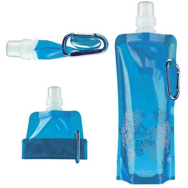 Collapsible Portable Water Bag Pouch Bottle - Collapsible Portable Water Bag Pouch Bottle - Image 3 of 3
