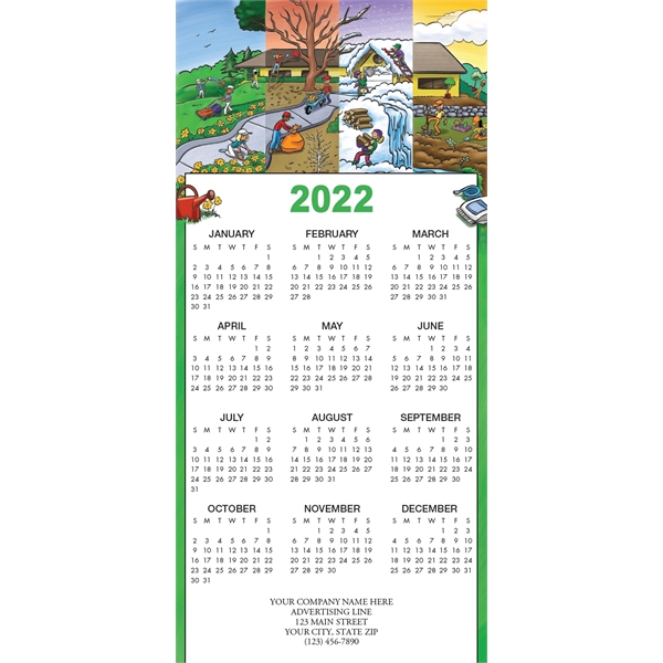 All Year-Round Landscaping Calendar Cards