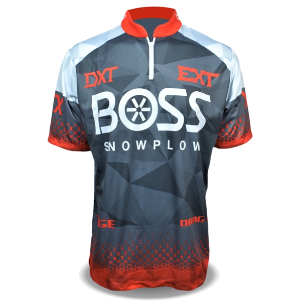 Multisport 1/4 Zip Athletic Shirt with Full Color Imprint - Multisport 1/4 Zip Athletic Shirt with Full Color Imprint - Image 1 of 8