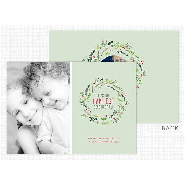 The Happiest Season Flat 2 Photo Holiday Card