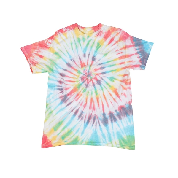 Dyenomite Multi-Color Spiral Tie-Dyed T-Shirt - Dyenomite Multi-Color Spiral Tie-Dyed T-Shirt - Image 51 of 74