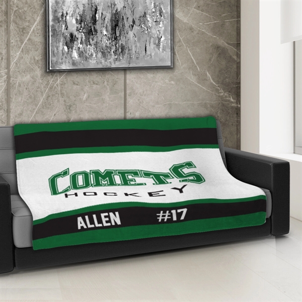 Team Blanket in Plush and cozy Mink Flannel Fleece, 50x60 - Team Blanket in Plush and cozy Mink Flannel Fleece, 50x60 - Image 0 of 4