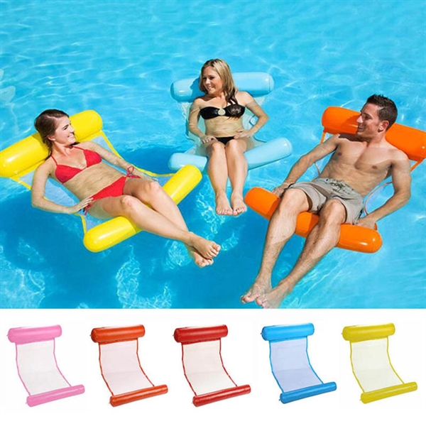 4-in-1 Hammock Inflatable Pool Float - 4-in-1 Hammock Inflatable Pool Float - Image 1 of 3