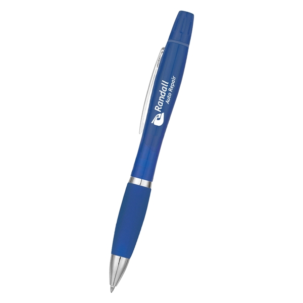 Twin-Write Pen & Highlighter With Antimicrobial Additive - Twin-Write Pen & Highlighter With Antimicrobial Additive - Image 1 of 12