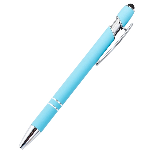 Soft Touch Rubberized Incline Aluminum Stylus Pen - Soft Touch Rubberized Incline Aluminum Stylus Pen - Image 3 of 11