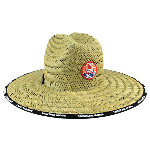 Lifeguard Straw Hat with Full Color Imprint - MOQ 50 - Lifeguard Straw Hat with Full Color Imprint - MOQ 50 - Image 3 of 7