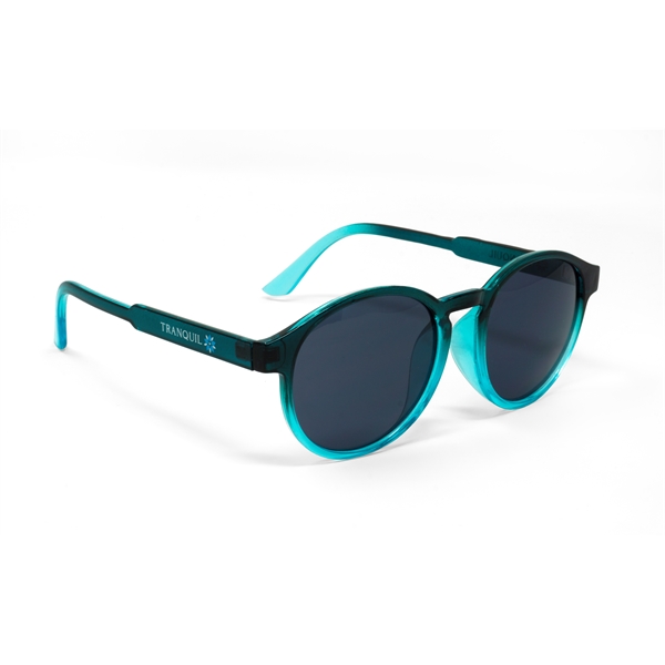 Pantone Matched Retro Round Sunglasses - Pantone Matched Retro Round Sunglasses - Image 8 of 9