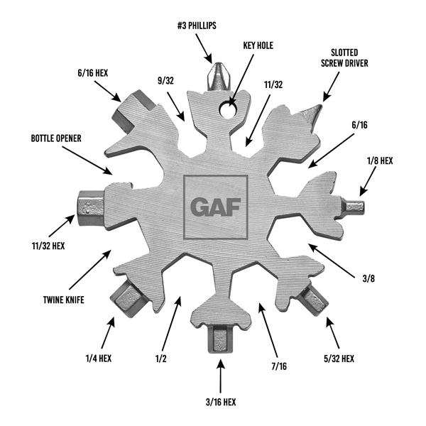 SNOWFLAKE MULTI TOOL - SNOWFLAKE MULTI TOOL - Image 2 of 11