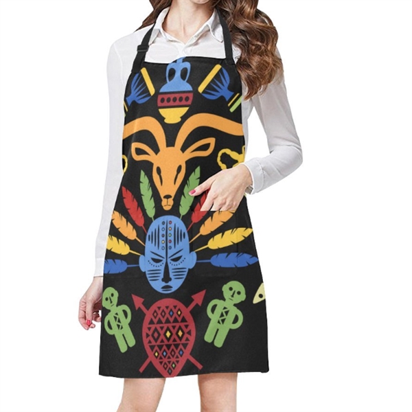 Dye Sublimation Full Length Apron w/ Adjustable Neck Strap - Dye Sublimation Full Length Apron w/ Adjustable Neck Strap - Image 0 of 7