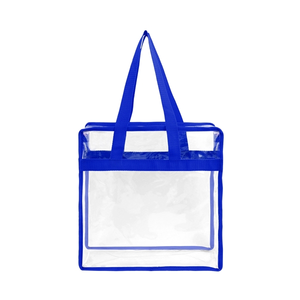 Stadium Approved Clear Zipper Tote Bag - Stadium Approved Clear Zipper Tote Bag - Image 9 of 14