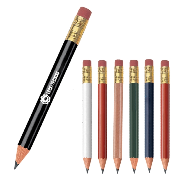 Cylindrical Golf Pencil with Eraser - Cylindrical Golf Pencil with Eraser - Image 0 of 7