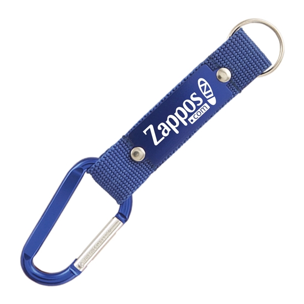 Strap Happy Keychain - Laser Engraved Key Tag with Carabiner - Strap Happy Keychain - Laser Engraved Key Tag with Carabiner - Image 6 of 6