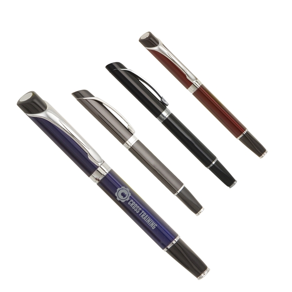 Montreal - Triangle Metal Pen w/ Removable Cap - Montreal - Triangle Metal Pen w/ Removable Cap - Image 0 of 4