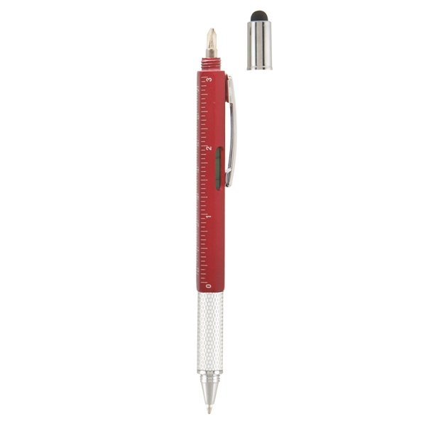 Branded 6-In-1 Tool Pen - Branded 6-In-1 Tool Pen - Image 1 of 7