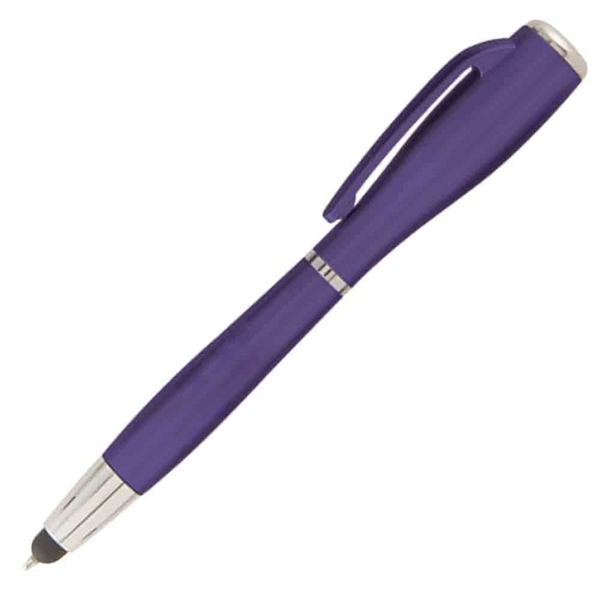 Nova Touch (Metallic) Stylus w/ LED Flashlight Pen - Nova Touch (Metallic) Stylus w/ LED Flashlight Pen - Image 2 of 7