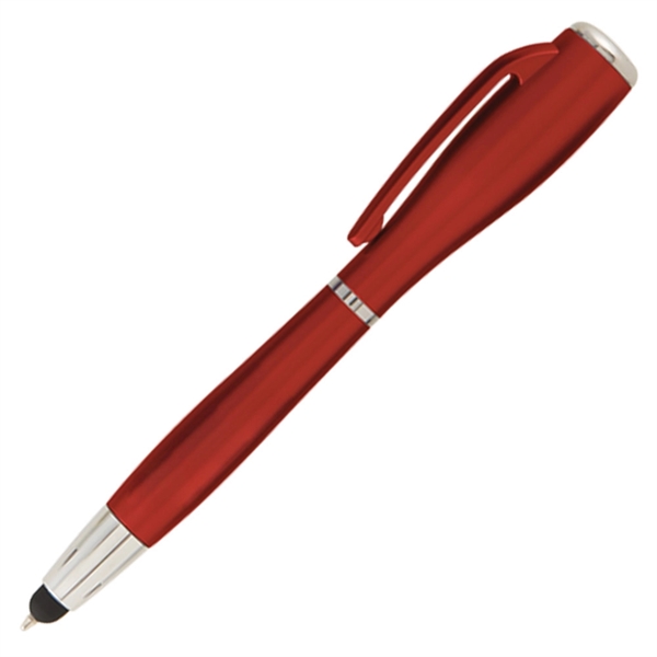 Nova Touch (Metallic) Stylus w/ LED Flashlight Pen - Nova Touch (Metallic) Stylus w/ LED Flashlight Pen - Image 3 of 7