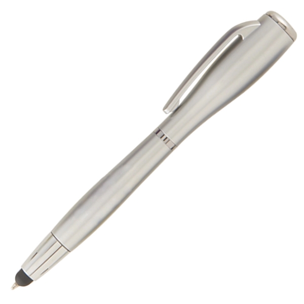 Nova Touch (Metallic) Stylus w/ LED Flashlight Pen - Nova Touch (Metallic) Stylus w/ LED Flashlight Pen - Image 4 of 7