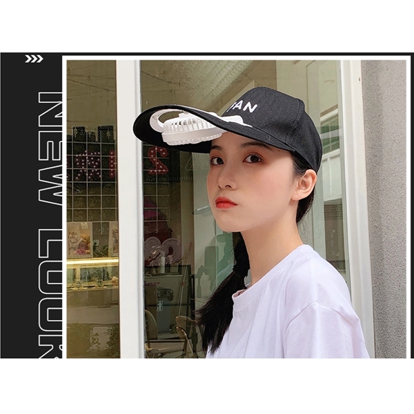 Summer Fan Cooling Baseball Hat - Summer Fan Cooling Baseball Hat - Image 3 of 3