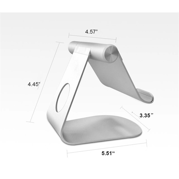 Desktop Rotating Metal Tablet Mobile Phone Holder Stand - Desktop Rotating Metal Tablet Mobile Phone Holder Stand - Image 1 of 2