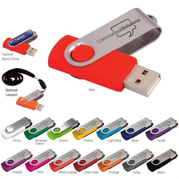 64 GB Folding USB 2.0 Flash Drive - 64 GB Folding USB 2.0 Flash Drive - Image 0 of 16