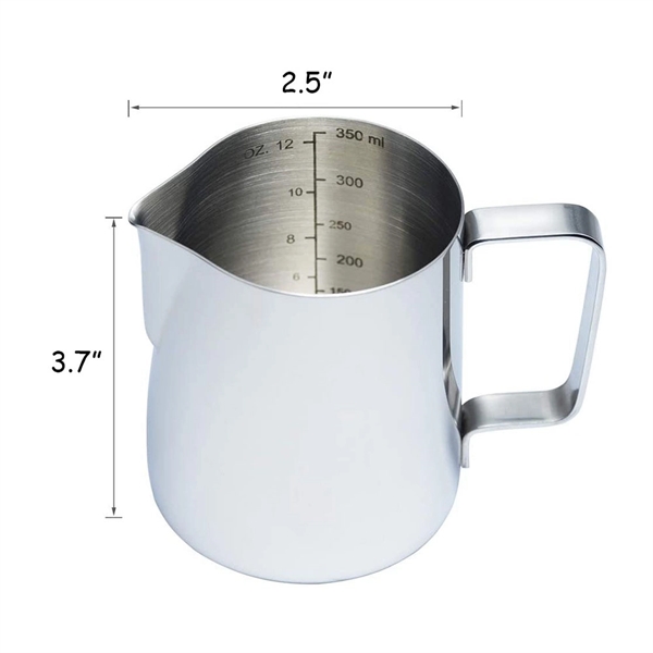 Milk Frothing Pitcher 12 oz - Milk Frothing Pitcher 12 oz - Image 3 of 5